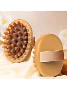 2/1件按摩梳/按摩墊刷，身體按摩與理療工具，緩解疲勞與酸痛，改善皮膚鬆弛，減少脂肪堆積，促進淋巴與血液循環，消除水腫。可用作乾刷去除死皮。氣墊設計適用於精油按摩與日光浴按摩。可用於美容護理、護膚、SPA和沐浴。生日、節日與週年紀念送給親友的理想禮物－臉部護理按摩工具，美容師用品，身體護理工具 - 彩色 - 查看 8