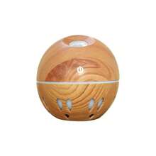 1pc Simulated Wood Grain Electric Humidifier, 200ml/ABS Material Home Bedroom Bathroom Air Humidifier, Low Noise Indoor Mist Sprayer - Multicolor - View 13