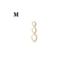 1个/2个水滴形花瓣粘土模具，高精度切割模具，适合初学者DIY手工工具，粘土切割耳环模具，适用于DIY珠宝和耳环粘土切割模具，手工工具 - 杏色 - 查看 11