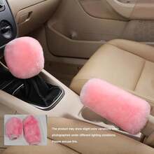 1件套汽车冬季毛绒手刹套和换挡杆套，高品质通用保暖手刹套 - A - 查看 10