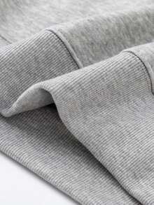 Autumn/Winter Clothing: Street-Style Hip-Hop Style Foam Spider Web Hooded Sweatshirt, Fashionable Sporty Hoodie. - 灰色 - 查看 5