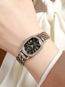 1块优雅天然石英表，独特设计，理想礼品，年末促销 - 銀色 - 查看 6