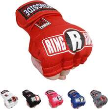 Ringside Envoltura para Guante, Gel Que Absorbe Impactos, Muay Thai, MMA, Kickboxing, Boxeo - Rojo - Ver 2