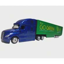 trailer escala 1:87 largo 21 cm ancho 3 cm alto 4.5 cm - azul real - Ver 5