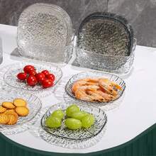 Minimalist Luxury Bone China Plate, Transparent Tabletop Bone Dish, Small Plate - Multicolor - View 5