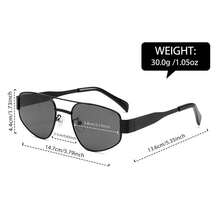 复古双梁方形/圆形镜框眼镜，男女通用，舒适防滑镜腿，适合日常出行和时尚街拍 - 彩色 - 查看 6