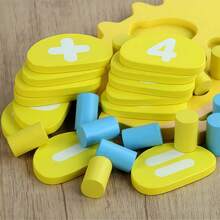 自闭症感官玩具数字计算板，儿童数学运算套装，早期教育逻辑思维训练辅助工具，数学玩具