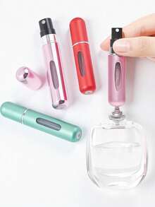 1pc/2pcs/3pcs/4pcs/5pcs 5ml Travel Refillable Mini Perfume Spray Bottles, Portable Perfume Atomizer Bottles, Travel Spray Bottles, Women/Mom/Back To School Gift Perfume Spray Bottles, Reusable, Refillable Spray Containers, Pump Perfume Decanter Bottles, Back To School - Multicolor 5ml - View 13