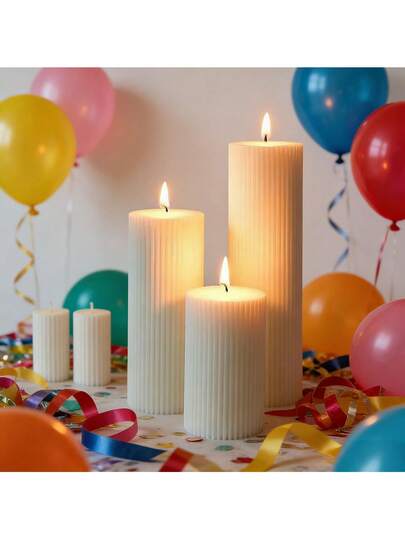 1 pièce Bougie parfumée cylindrique de luxe de style rétro français - Parfum sans fumée, convient pour la décoration intérieure, les mariages, les fêtes, la Saint-Valentin et une atmosphère romantique | Accessoire photo, idée de cadeau, bougie en cire de soja de qualité supérieure, décoration d'intérieur élégante et atmosphérique