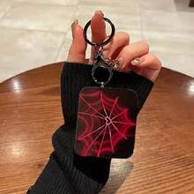 Spider Web Design Protective Case Compatible With Apple , Anti-Scratch And Anti-Drop Cover Compatible With Apple Wireless Earphones - Black - View 10