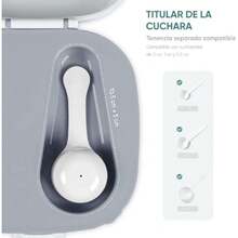 Portátil Dosificador para Leche en Polvo 400g, 14OZ Dispensador Leche en Polvo Bebe, Recipientes para Comida para viajes,40870541 - Verde Oliva - Ver 2