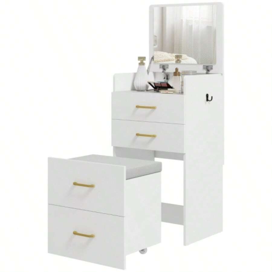 Vanities & Vanity Benches - White - View 1
