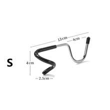 2个装鸟类喂食器挂钩，露营灯挂钩，庭院植物挂钩，防风树枝挂钩，适用于野生鸟类房屋喂食器支架、露营帐篷杆灯 - 銀色 - 查看 14