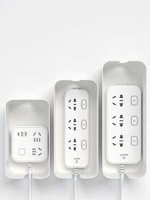 1pc Creative Minimalist Cable Management Box, Desk Organizer For Sockets, Power Strips, Routers, Wooden Cable Tidy Box - Multicolor - View 7