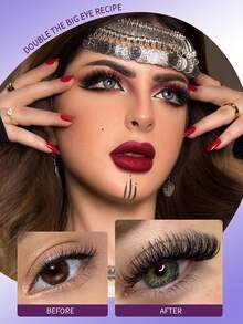 640 sợi mi giả đơn, mi giả hình lá phong uốn cong chữ D, mi giả hình mắt mèo uốn cong chữ D mới 9-16mm, mi giả dày hình lá phong mùa thu, bộ dụng cụ nối mi tự làm, tạo hiệu ứng trang điểm tự nhiên, siêu dày, thông minh, siêu mềm và nhẹ, mi giả đơn có thể tái sử dụng. - Nhiều màu - Xem 11