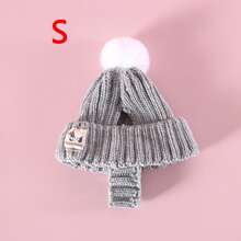 Pet Winter Knitted Wool Hat (Ear Exposed), Warm Scarf, Pet Clothing Accessories, Neck Warmer Set - Multicolor - View 14