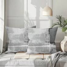 2pcs Modern Bohemian Abstract Pattern Printed Soft Plush Pillow Covers With Zipper Closure - Ideal For Home And Christmas Decor Throw Pillows, Farmhouse Style, Room Decor, Bedroom, Holidays, Parties - (No Embroidery), Pillow Insert Not Included - Multiple Sizes - Multicolor - View 2