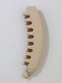 Large Matte Simple Banana Hair Clip, Non-Slip Ponytail Vertical Clip Hair Accessory For Women With Thick Hair - Multicolor - View 5