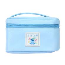Miniso Disney Stitch Makeup Bag - Multi-Purpose Travel Toiletry Pouch With Handle Large Capacity - Baby Blue - View 4