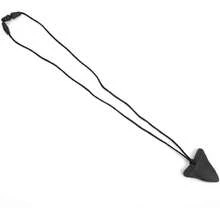 Collar Mordedor para bebé, Collar con Colgante de Dentición de Silicona para Niños Autistas, Collar para Masticar, Juguete para Niños (BLACK),40920844 - Negro - Ver 5