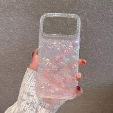 Pink Heart-Shaped Phone Case, Compatible With IPhone 17 Pro Max/17 Pro/17/16 Pro Max/16/16 Pro/16 Plus/15/15 Pro Max/15 Pro/15 Plus/11/12/13/14 Pro Max/12 Pro/12 Pro Max/13 Pro/13 Pro Max/14 Pro/14 Pro Max/14 Plus, Hard Protective Case, IMD Process - Pink - View 3