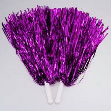 2/4/6/12pcs Cheerleading Handheld Flowers, Cheerleading Pom Poms, Cheerleading Pompoms, Dance & Sports Accessories