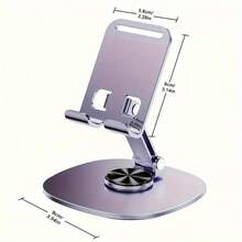 Giá đỡ điện thoại bằng hợp kim kim loại màu đen tím, xoay 360°, điều chỉnh độ cao, có thể gập lại, để bàn, đế chống trượt, chắc chắn, chịu lực tốt, thích hợp cho gọi video, xem phim truyền hình, xem phim, phát trực tiếp, chơi game, nấu ăn, trang điểm, làm việc tại nhà, phòng ngủ, phòng tắm, nhà bếp. Phụ kiện bàn làm việc hoàn hảo. Món quà Giáng sinh, ngày lễ, sinh nhật hoàn hảo cho gia đình, bạn bè, quà tặng Ngày Phụ nữ, quà sinh nhật, quà kỷ niệm. - Nhiều màu - Xem 9