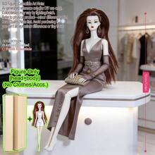 12.6in 1/6 BJD/MJD Supermodel Doll, 12-Joint Posable Ball-Jointed Toy, Realistic Modifiable Makeup, Exquisite Contour, Fluffy Voluminous Hair, Chic Silhouette, Desktop Display, No Clothing - DollOnlyNoAttire - View 17