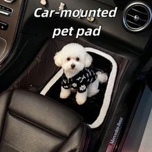 狗狗汽车座椅垫，可水洗宠物垫，可重复使用宠物垫，防滑地毯，大型犬垫，吸水性强防漏训练垫，适用于笼子、围栏、床、沙发 - 黑色 - 查看 3