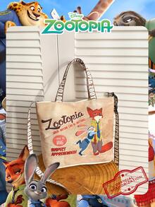 Disney 1 Túi đựng cơm trưa họa tiết Zootopia/Judy được cấp phép chính thức, túi xách thời trang họa tiết hoạt hình, túi đựng hộp cơm, túi đeo vai đa năng tiện dụng, nhẹ, dây đeo vai có thể điều chỉnh, túi đeo chéo dành cho nữ/bé gái/thanh thiếu niên/học sinh dùng hàng ngày/đi chơi/mua sắm/đi học. - Nhiều màu - Xem 8