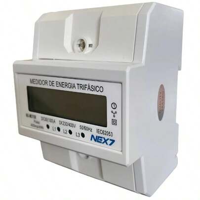 Medidor Consumo Energia Trifasico 220/380v 100a 4fios 380v