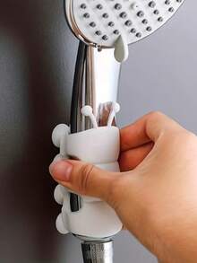 2pcs/1pc Caterpillar-Shaped Shower Head Holder, Universal Suction Cup Shower Head Base Stand, No Need To Drill Holes, Movable And Fixed Base, Shower Accessory. - Multicolor - View 9