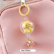 可爱3D铃铛猫钥匙扣，时尚包包挂饰，少女创意小礼物，完美礼物，生日礼物，情人节礼物 - 彩色 - 查看 11