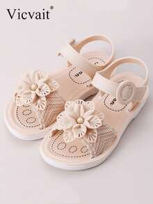 2023 New Girls Sandals, Fashion Versatile Non-Slip Durable Slippers, Wholesale - White - View 7