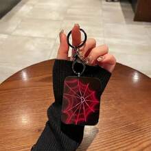 Spider Web Design Protective Case Compatible With Apple , Anti-Scratch And Anti-Drop Cover Compatible With Apple Wireless Earphones - Black - View 13