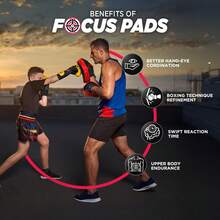 Guantes de Boxeo, Manoplas Curvas para Entrenamiento de precisión, Cuero sintético de Primera Calidad para Golpes Rectos y Ganchos, Correa Ajustable y ventilada, Ideales para Muay Thai. - Rosa y negro - Ver 4