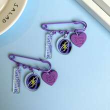 KATSEYE Acrylic Brooch, Pendant, Pin, Accessory, KPOP Fangoods - Multicolor - View 4