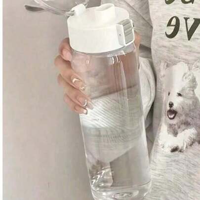 350/550/800ml transparente Sportflasche, große Kapazität tragbare Wasserflasche, speziell für Outdoor-Reisen und Büronutzung