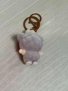 1pc Heart Shaped Bubble Shrimp Shell Keychain, Couples Keyring, Backpack Charm, Holiday Party, Keychain, Back To School Accessory, Car Decor, Ideal As Beautiful Holiday And New Year Gift - Multicolor - View 13