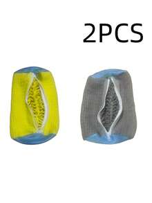 Túi đựng giày tái sử dụng được, phù hợp cho máy giặt và máy sấy, túi lót nhung mềm mại dùng để làm sạch nhiều loại giày, túi giặt tái sử dụng cho giày người lớn và trẻ em, túi đựng giày máy giặt của chúng tôi, thiết kế tối giản cho mùa xuân và mùa hè. - Màu vàng - Xem 19