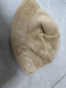 Mũ xô màu trơn bằng polyester dễ thương, vành bèo nhún, ấm áp, thoải mái, thích hợp cho hoạt động ngoài trời trong thời tiết lạnh, dành cho nữ. - Nhiều màu - Xem 16