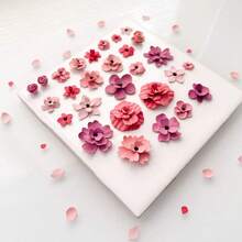 1个/2个水滴形花瓣粘土模具，高精度切割模具，适合初学者DIY手工工具，粘土切割耳环模具，适用于DIY珠宝和耳环粘土切割模具，手工工具 - 杏色 - 查看 5