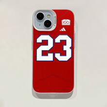 Athletic Jersey Number Design Phone Case Compatible With Samsung Phone Cases  12 13 14 15 Pro  14 Plus  15 16 Pro Max  17  17 Pro  17 Pro Max And  17 Air Made Of TPU Material It Provides Anti-Slip And Anti-Drop Functions Features A Stylish Design High Aesthetic Appeal And A Comfortable Feel It's A Great Gift For Yourself Family Friends And Loved Ones - White - View 6