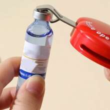 2pcs Apple Shaped Magnetic Bottle Opener Creative Cute Beer Oral Liquid Cap Opener Home Multi Functional Refrigerator Adhesive Sealing Clip - Multicolor - View 5