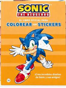 SONIC: El libro oficial para colorear stickers VR Editoras (Libro Original) - Libro único - Ver 1