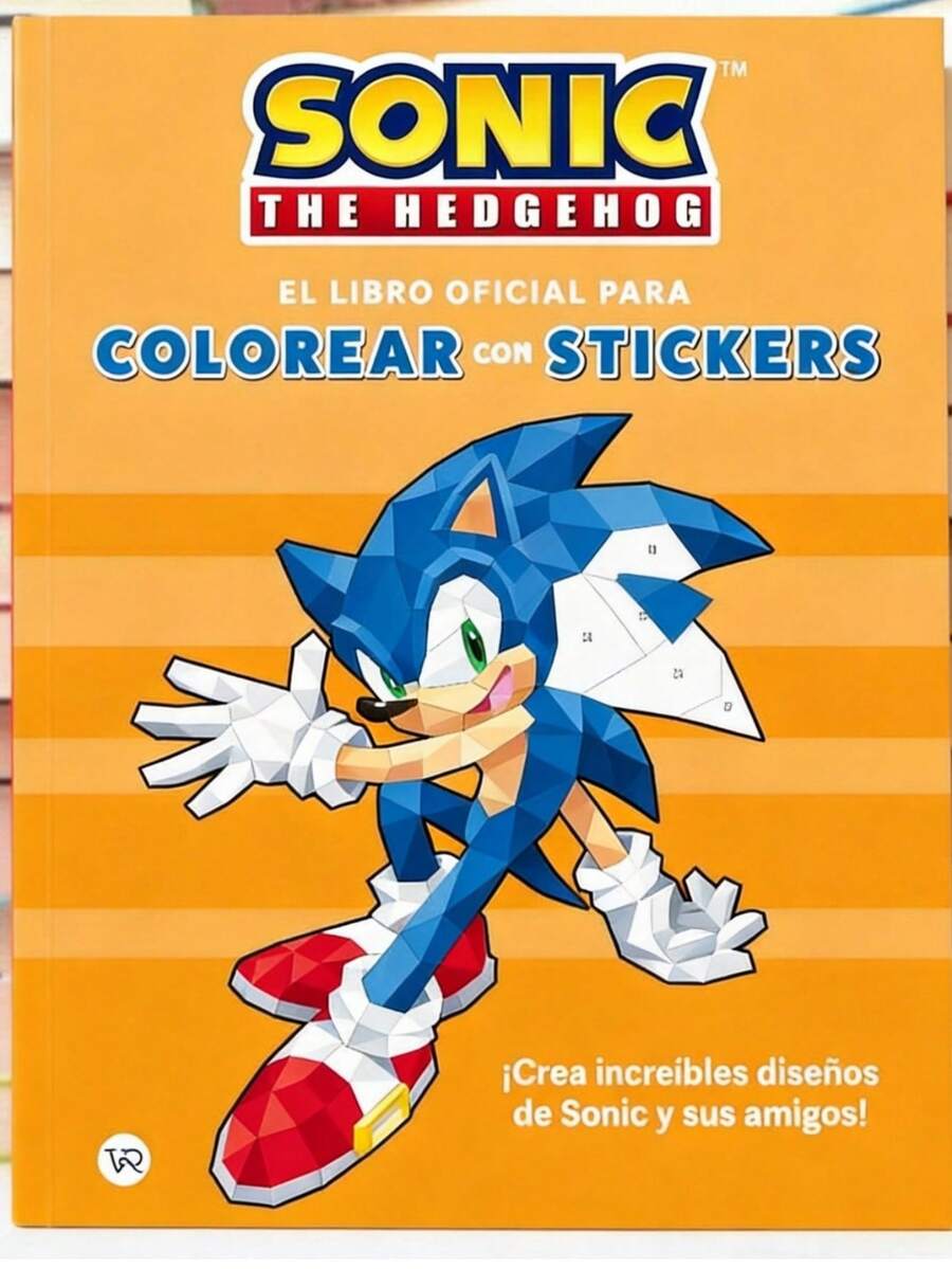 SONIC: El libro oficial para colorear stickers VR Editoras (Libro Original) - Libro único - Ver 1