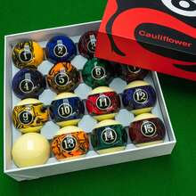 10A级大理石纹台球——密度更高、弹性更好、耐磨性更强，为球员提供更佳的控球和击球体验。它能减少球杆、球台和其他球之间的摩擦阻力，使击球更流畅，并保持更长时间的良好性能。更适合专业比赛或对台球品质要求较高的场所。 - C-15夢幻球 - 查看 2