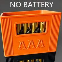 1pc 3D Printed AAA/AA Battery Storage Box - High Capacity, 30/20 Compartments, Durable Plastic Material, Suitable For Home Decor, Christmas & Halloween Gifts, Battery Organizer | Decorative Battery Case | Stackable Design (Batteries Not Included) - Multicolor - View 15