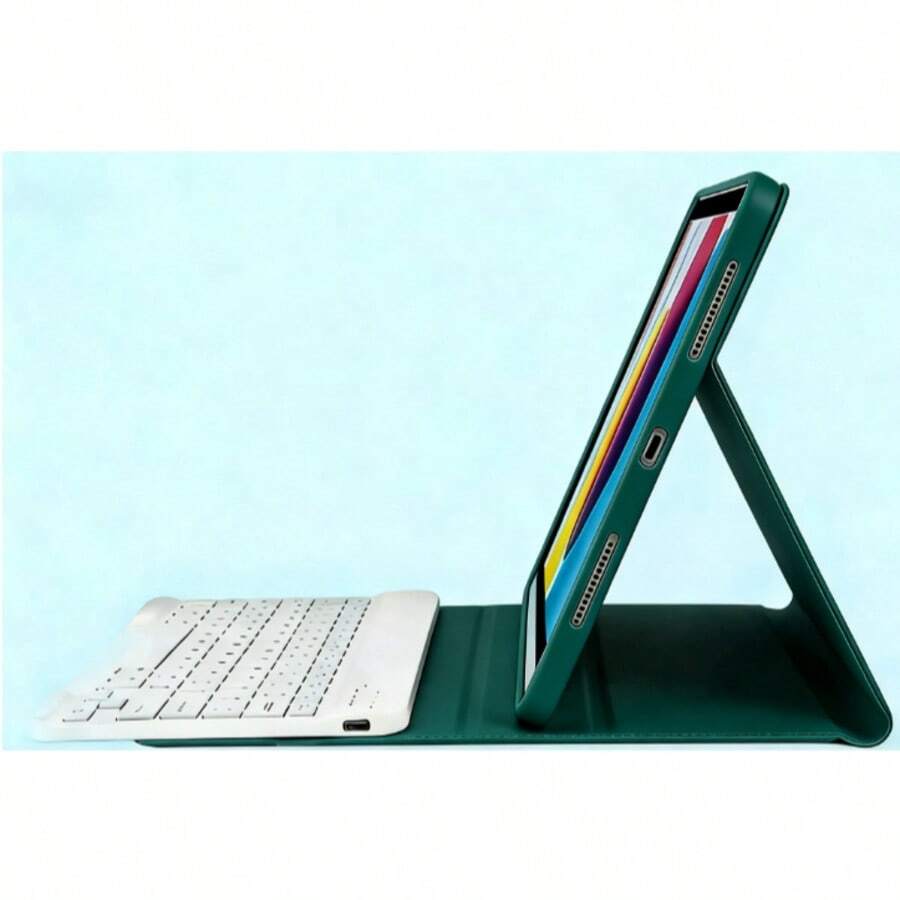 TenYide 适用于荣耀平板 X8/X9 11英寸/X8A/8 12英寸/X9/7/X8 PRO、Mate Pad 10.4英寸/Pro 11英寸/11.5S英寸/11.5英寸/SE 10.4英寸/SE 11英寸/T10/11英寸/T10s、Tab P11/P11 Plus 等系列的防震纯色翻盖平板电脑保护套，带键盘功能、支架功能和折叠功能，搭配专用磁吸蓝牙键盘，多种颜色可选，春季礼物、生日礼物、周年纪念礼物。