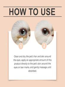 Yegbong Pet Tear Stain Remover Cream, Gentle Cleaning For Cat And Dog Tear Stains, Eye Care Cleaning Cream - Multicolor - View 4